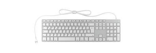 GeBE Picture KSM-107-USB Aluminium PC Tastatur mit USB, für den Industrie Schreibtisch