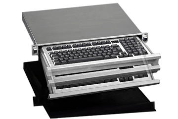 GeBE Picture KWD-102 Tastatur für 1 HE Schubladen 19 Zoll, mit Nummernblock, Made in Germany