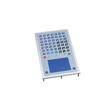 GeBE Picture PC Folientastatur zum einbauen mit Touchpad, Made in Germany, IP65, USB (GFT-51 )