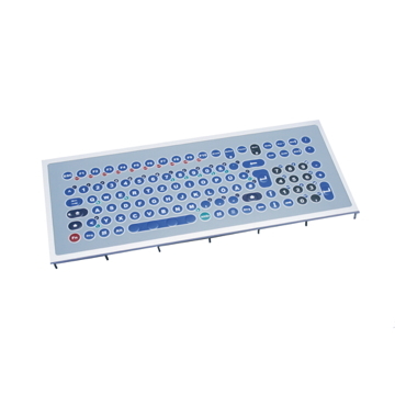 GeBE Picture Folientastatur PC Tastatur, Made in Germany, IP65 mit USB (GFT-104)