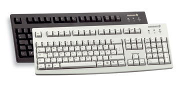GeBE Picture Cherry G83-6000 Serie PC Tastatur für Schreibtisch,  Homeoffice, USB, Numblock