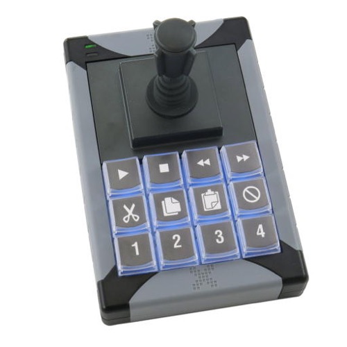 GeBE Picture X-Key-12 Joystick Tastatur, USB, frei programmierbar (XK-12, xkey-12)