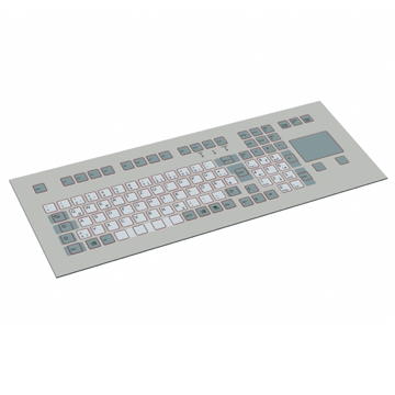 GeBE Picture KFT-104/105 Folientastatur Fronteinbauversion Fullsize mit Touchpad, IP65, USB