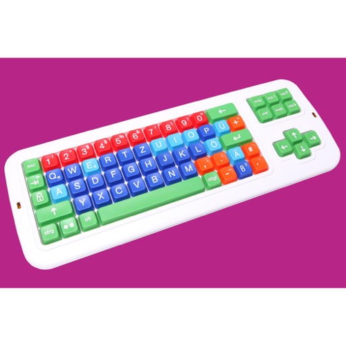 GeBE Picture PI 157 Clevy Tastatur für Kinder und Menschen, die sich schwerer tun.