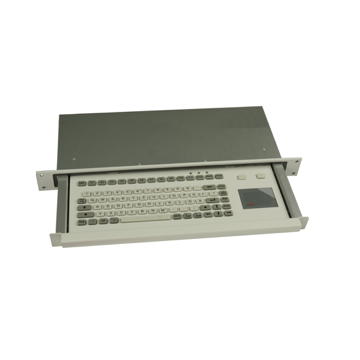 GeBE Picture KWG-19 Tastaturschublade 1HE mit PC Standard Silikontastatur, IP65