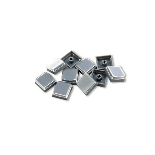 GeBE Picture Einzeltaste in grau 10 Stück für X-Keys, XK-Tastaturen, Wechselkappen zum Austausch