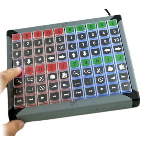 GeBE Picture X-Key 80 frei programmierbare Tastatur, USB Keyboard, XK-80, Hintergrundbeleuchtung