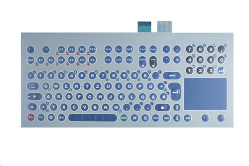 GeBE Picture PC Tastaturfolie flexibel, Matrix, vom Hersteller, Made in Germany (GFT-105-Touch Matrix)