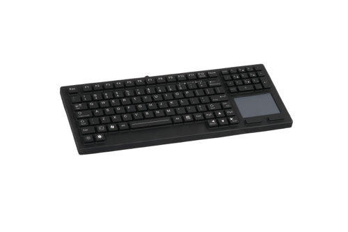 GeBE Picture NEU: KWD-105 Silikon Tastatur mit Touchpad und  Hinterleuchtung, USB, IP 68