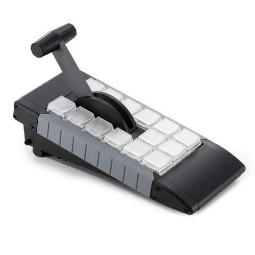 GeBE Picture NEU: X-Keys XKE-14 Programmierbare Tastatur mit integriertem T-Bar-Fader und Beleuchtung